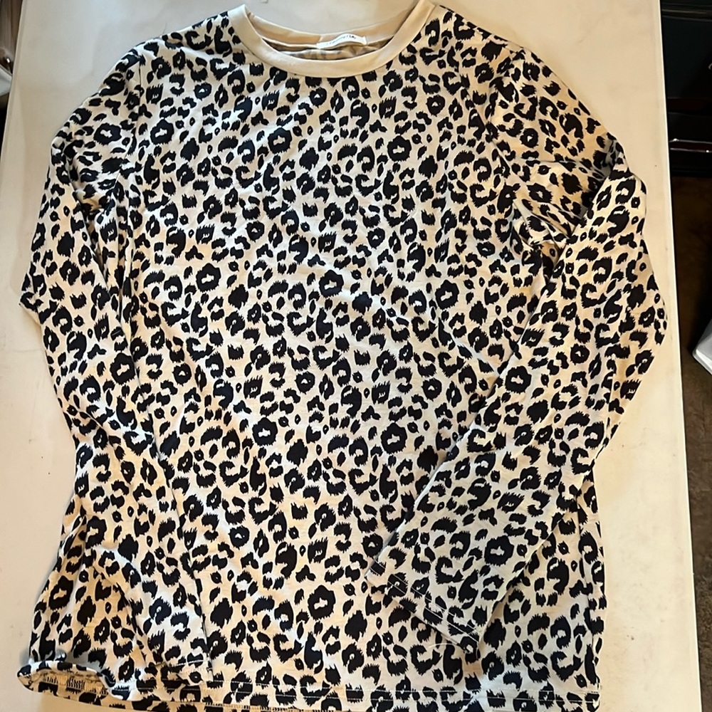 Animal print top